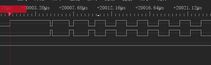 Here should be the picture of the PWM waveform outputted by enhtim