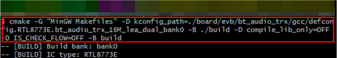 Cmake Unity Build Environment Setup — BT Audio SDK v0.0.0.1 documentation